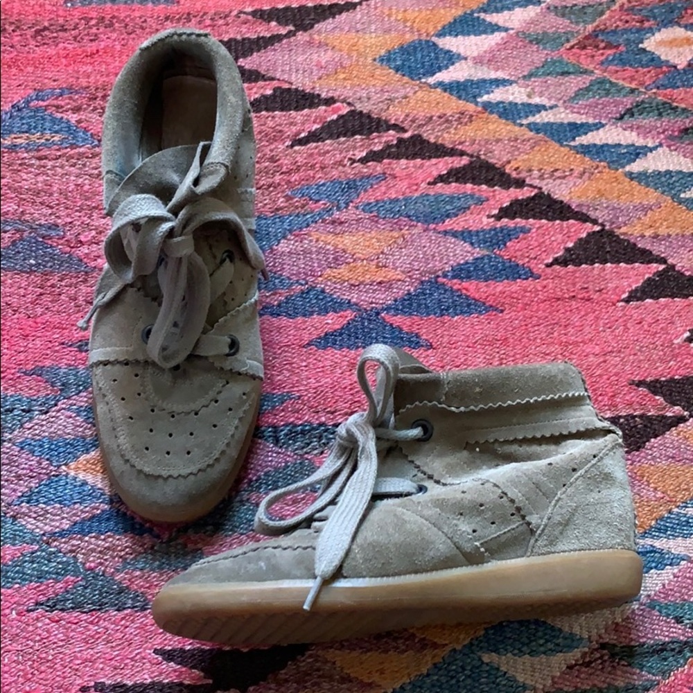 Isabel Marant Bobby Wedge Sneaker size 39